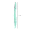 Karsyngirl 3Pcs Leaf Shaped Eyebrow Razor Eye Brow Trimmer Shaver Facial Face Hair Remover Face Razor for Women 6
