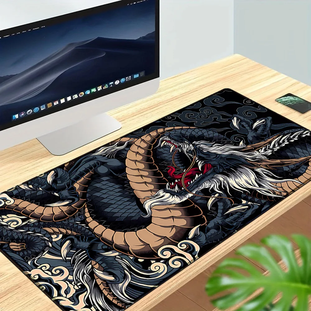 Japanese dragon large game mouse pad XXL keyboard game machine mouse pad on the table speed mats animation carpet rubber mats