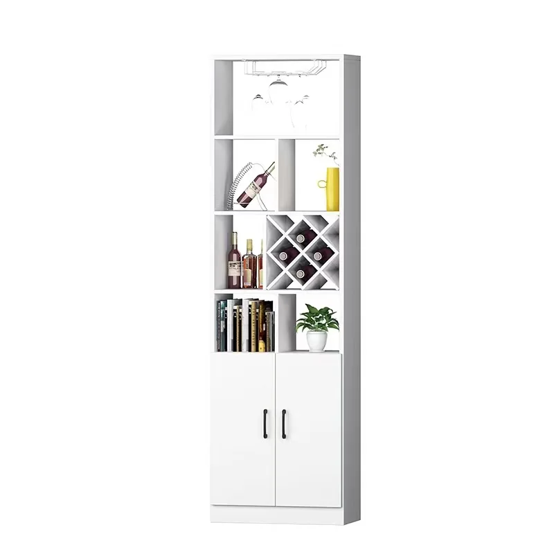 Liquor Storage Wine Cabinet Modern Display Living Room Wall Wine Cabinet Simplicity Home Estante Vinos European Furniture QF50JG