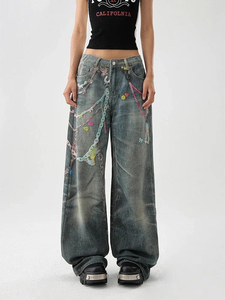 パンツ 2000's archive paint denim pants y2k 2000's archive paint denim pants y2k