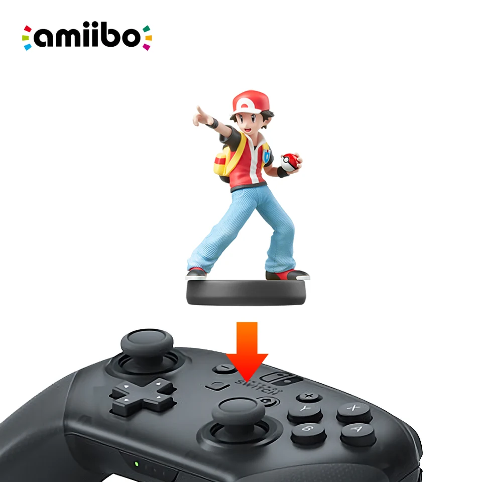 Nintendo Switch 本体 　amiibo付き Pokemon Trainer -Nintendo Amiibo Game Console Interaction Model