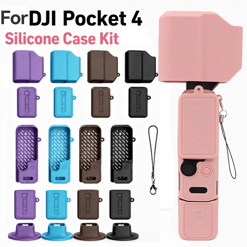 Premium Silicone Protective Case with Lens Guard and Lanyard