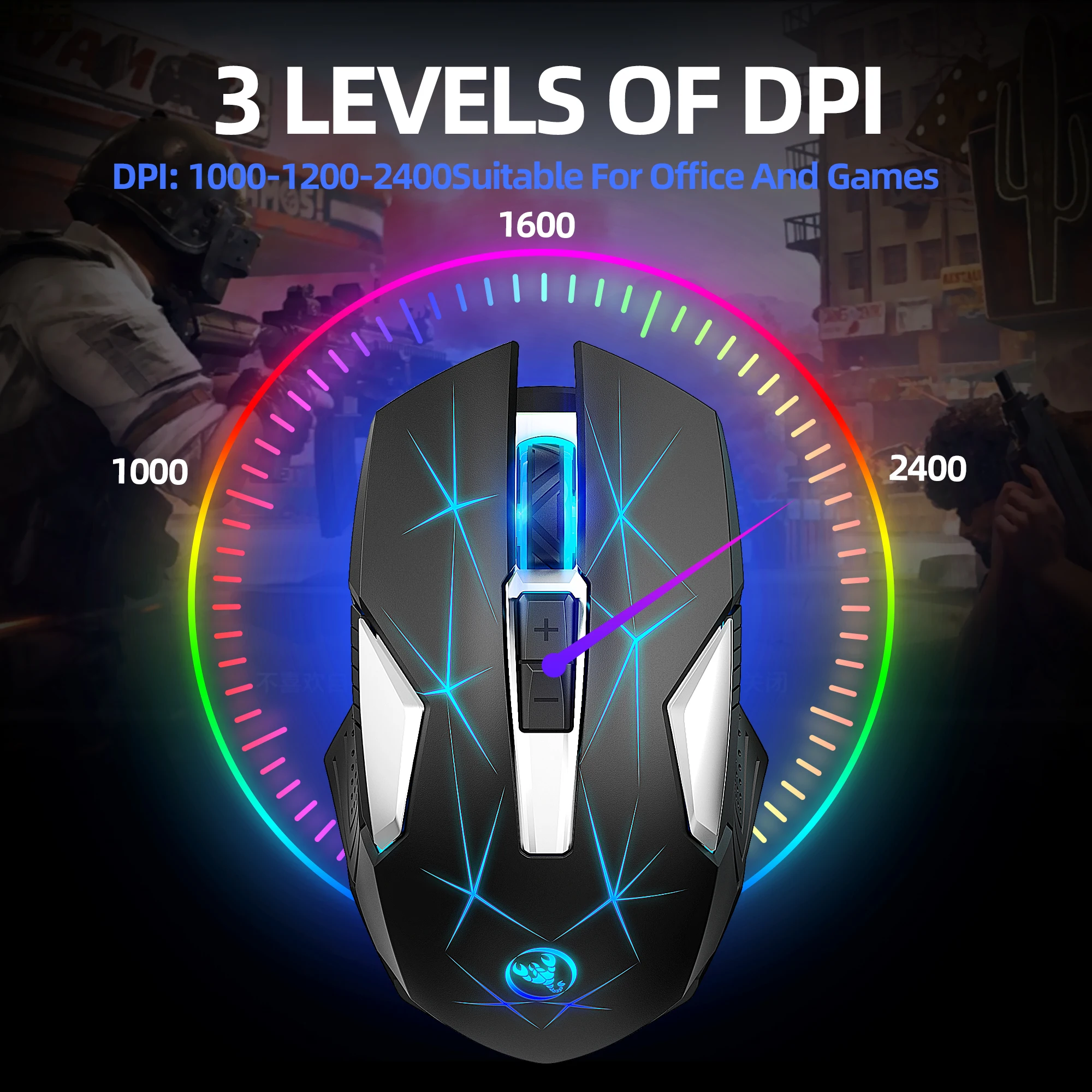 cheap wireless gaming mouse Rechargeable Bluetooth Gamer Gaming Mouse Wireless Mouse Computer Ergonomic Mause With Backlight RGB Silent Mice For Laptop PC gaming mouse for large hands