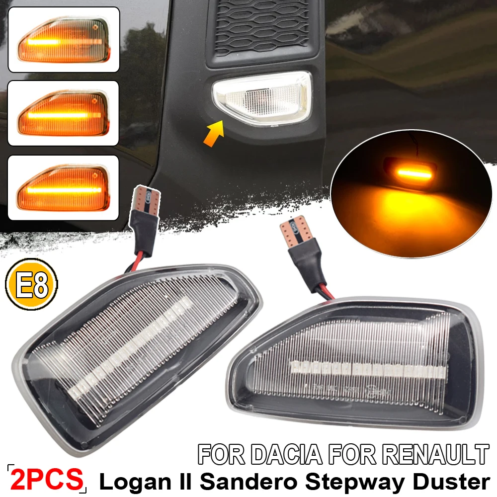 ̳ LED  õ ̵ Ŀ , Dacia Duster II (HM) 2019-2021 Sandero II 2013-2021 Logan II 2012-2022, 2x