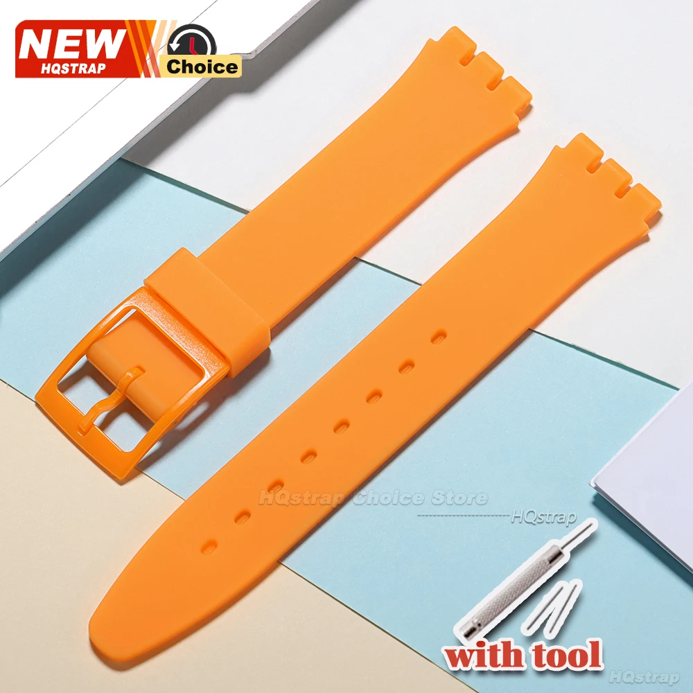 Vibrant Silicone Sport Strap - Waterproof Rubber Wristband with Tool