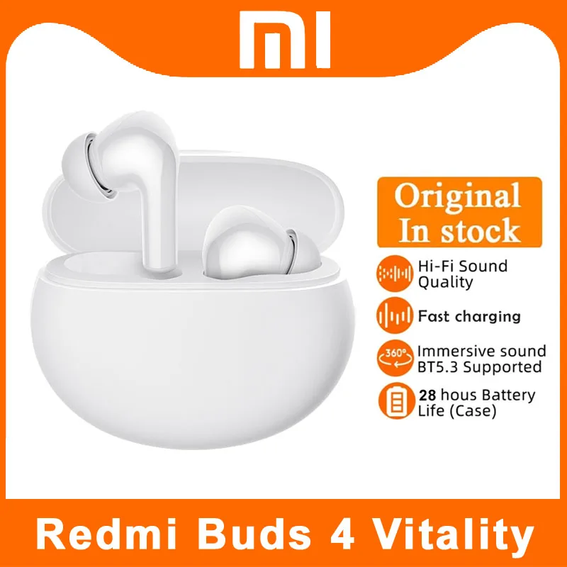 

2023 NEW Xiaomi Redmi Buds 4 Active edition Wireless Earbuds Call noise reduction Bluetooth 5.3 earphone Function Headphones