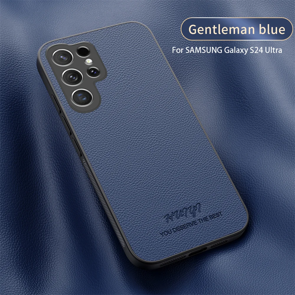 Premium Magnetic Leather Phone Case - Luxury Built-In Design