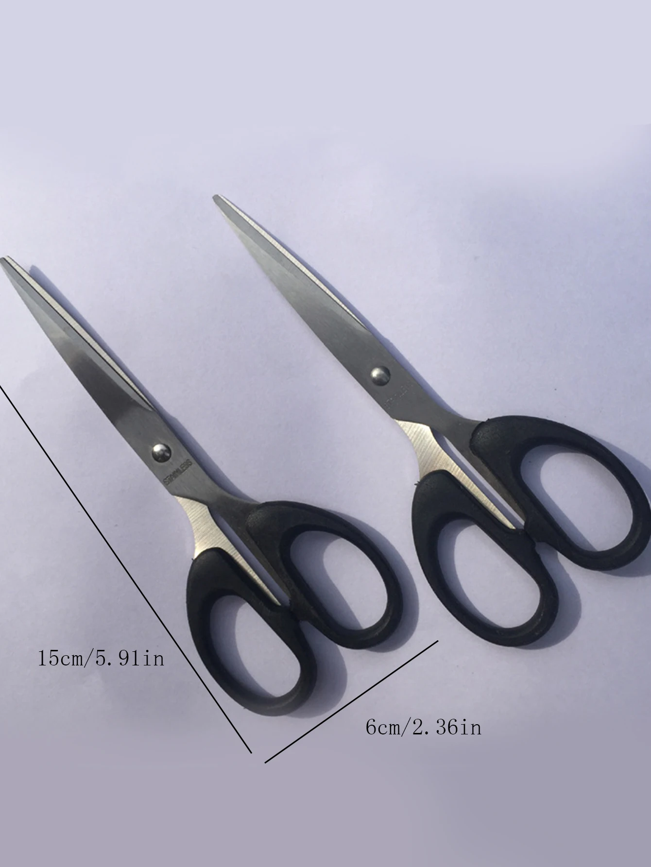 Black Blade Scissors Household Sharp Handmade Paper Cuttings Scissors Exquisite Office Stationery Children's Paper Cuttings craft scissors paper scissors household scissors