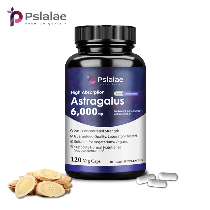 Astragalus 6000mg-Immune System Support, Promotes Heart and Liver Health, Non-GMO