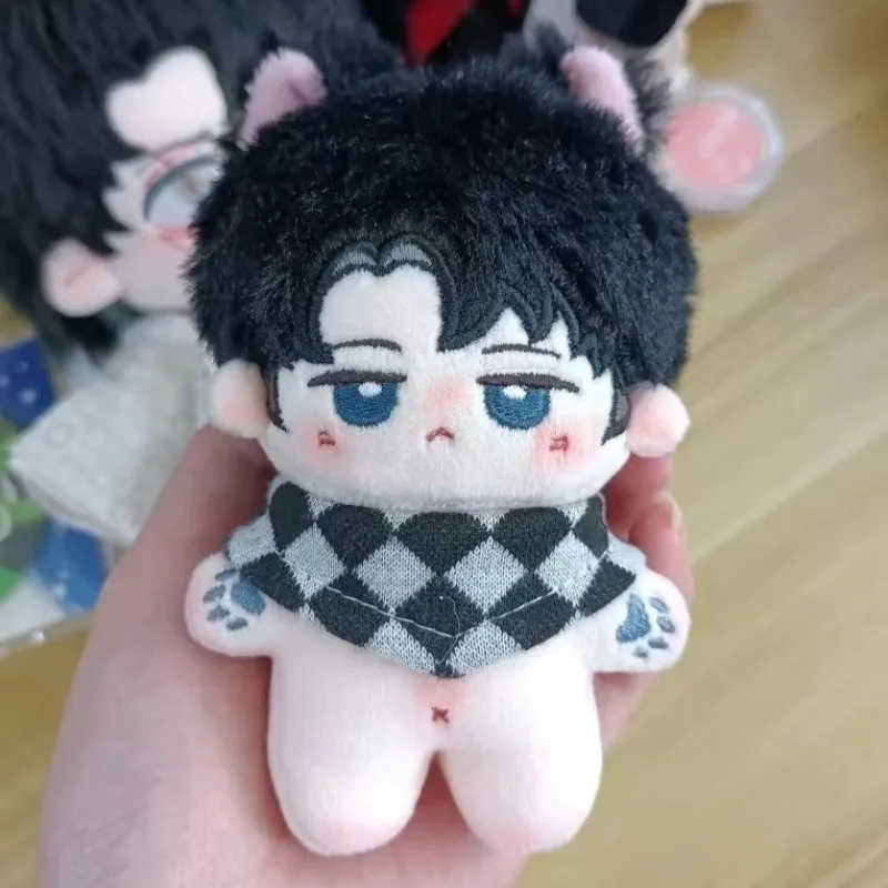 

10CM Anime Attack on Titan Cosplay Levi Ackerman Soft Adorable Plush Doll Cute Pendant Knapsack Key Chain Christmas Gift