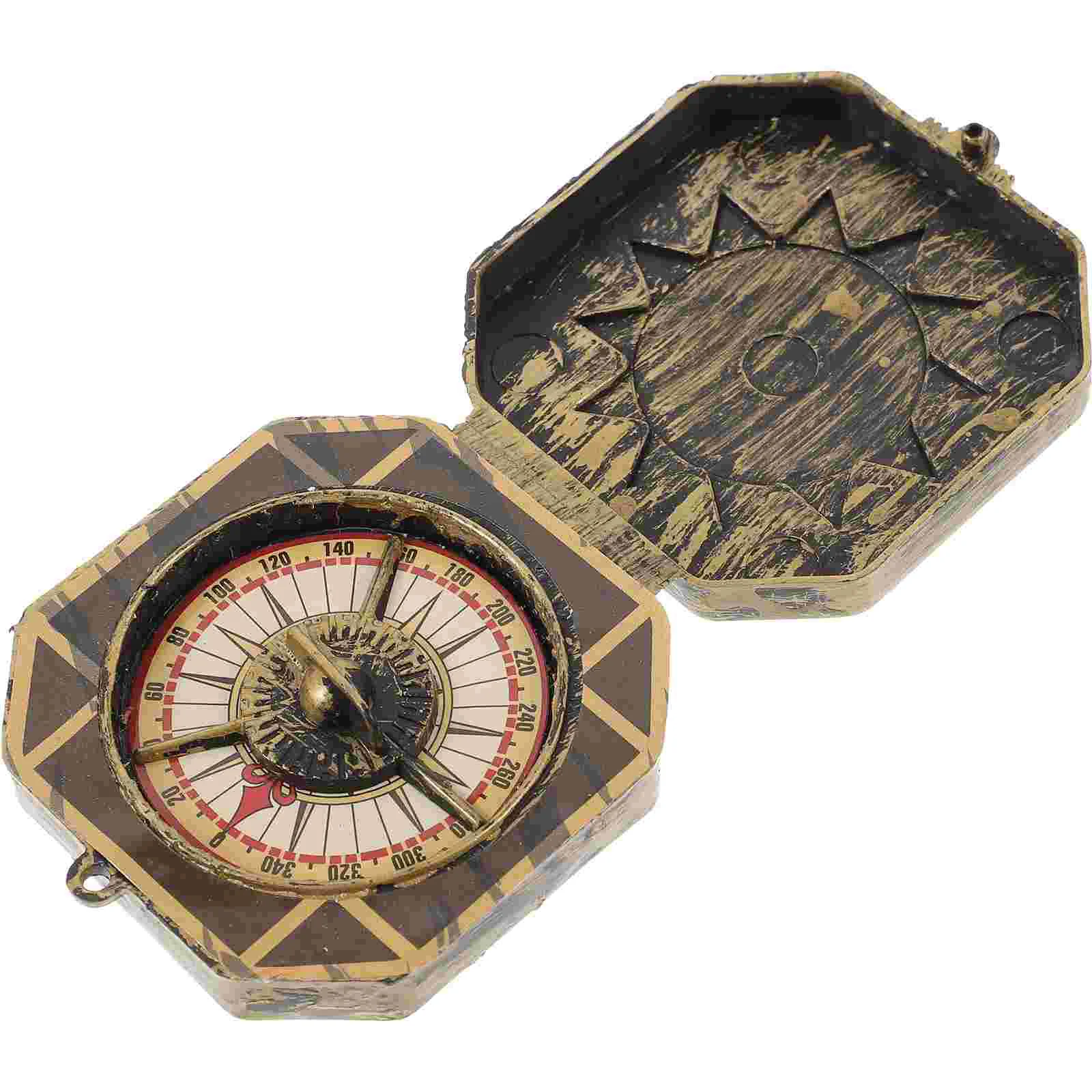 

Unique Christmas Pirate Captain Compass Toy Vintage Halloween Party Fancy Toy Compass Gift Kids For Decoration Toy