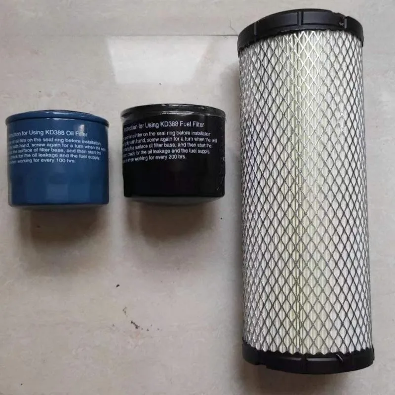 Kipor Air Filter Fuel Peças do Gerador do Filtro de Óleo Kde11ss Kde13ss3 Kde16ss Kde20ss3 Kd388 Kd488