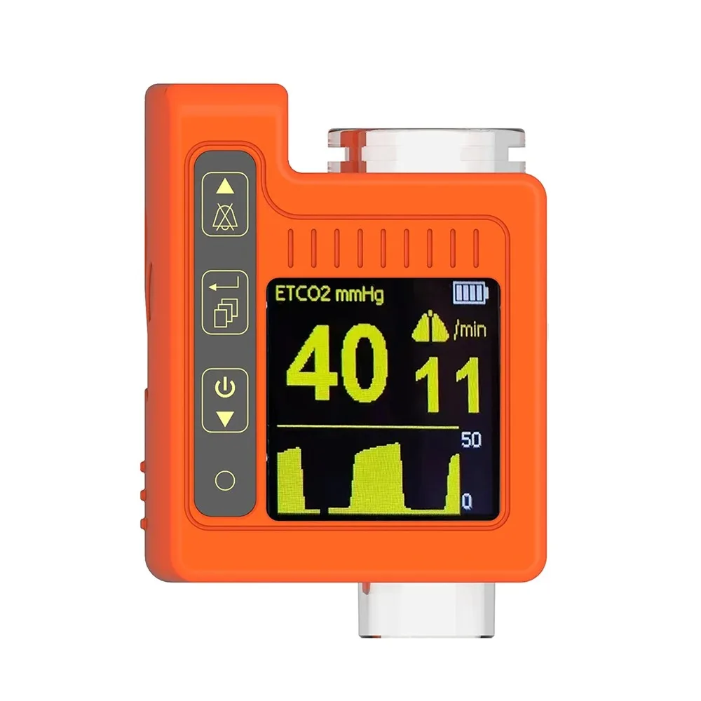 

Gas Detector, Carbon Dioxide Tester, Visible Carbon Dioxide Detector, End of Breath Module For Pet Use Accessories Clinic