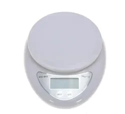 Compact 5kg Digital Kitchen Scale with LCD Display for Precise Weight Measurement (5kg)