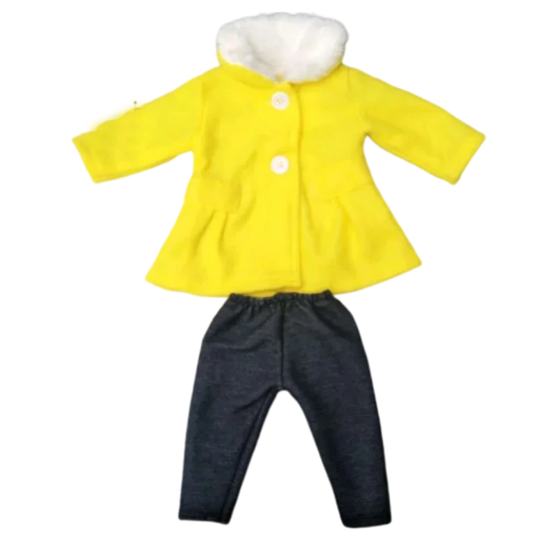 Deluxe Fashion Outfit Set for 18 Dolls - Stylish Jacket and Pants Combo