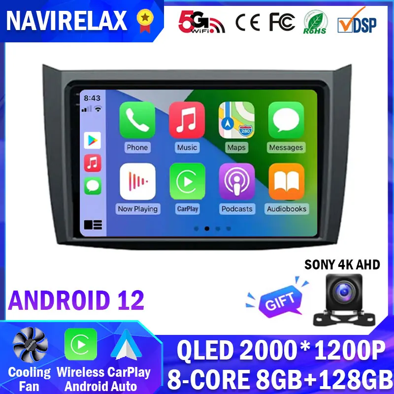 

WIFI 4G For Lifan 620EV 650EV 2015 - 2019 Car Radio Multimedia Video Player Navigation GPS DSP QLED Android 12 No 2Din 2 Din DVD