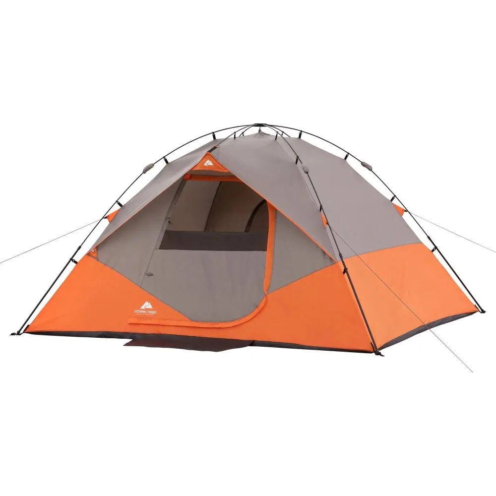 

10” X 9“6-Person Instant Dome Tent Portable Folding Tents for Wild Trips 13.78 Lbs Awning Tent for Camping Free Shipping Camp