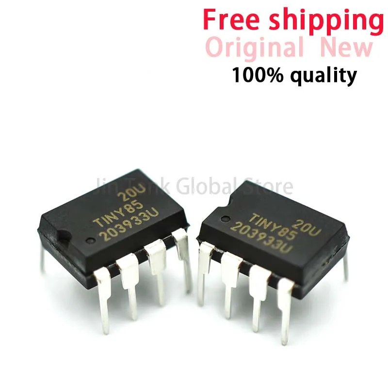 

(10 шт.) 100% Новинка Φ ATTINY85 20PU DIP-8 чипсет