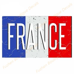 Fuzhen – décalcomanies de Boutique, accessoires extérieurs pour voiture, drapeau de la France, autocollants pour fenêtre, coffre, planche de surf, moto, véhicule 