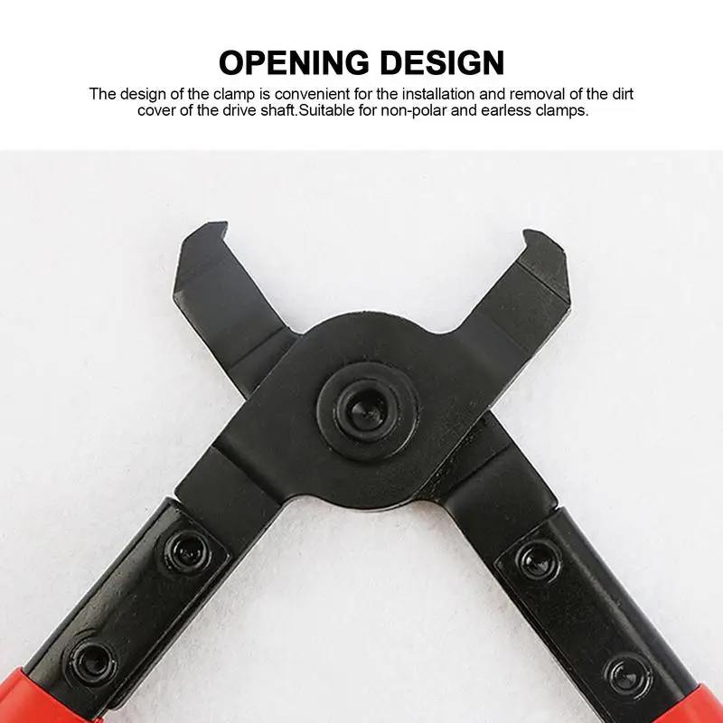 217MM Car CV Joint Boot Hose Clamp Pliers Earless Type Clip Auto Repair Disassembly Tool For All CVJ Boot Clamps Repair Tool