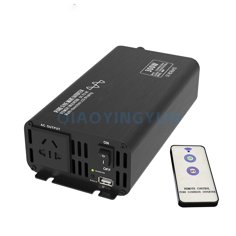 가정용 순수 정현파 인버터 입력 12VDC 24VDC 48VDC 60VDC 72VDC 84VDC 출력 110VAC 220VAC 300W 전력 인버터 DC-AC