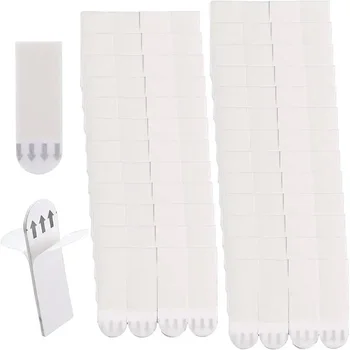 24 pezzi Strisce di ricarica per montaggio Striscia per poster Striscia adesiva bifacciale rimovibile Striscia per appendere senza danni per ganci Caddies 1