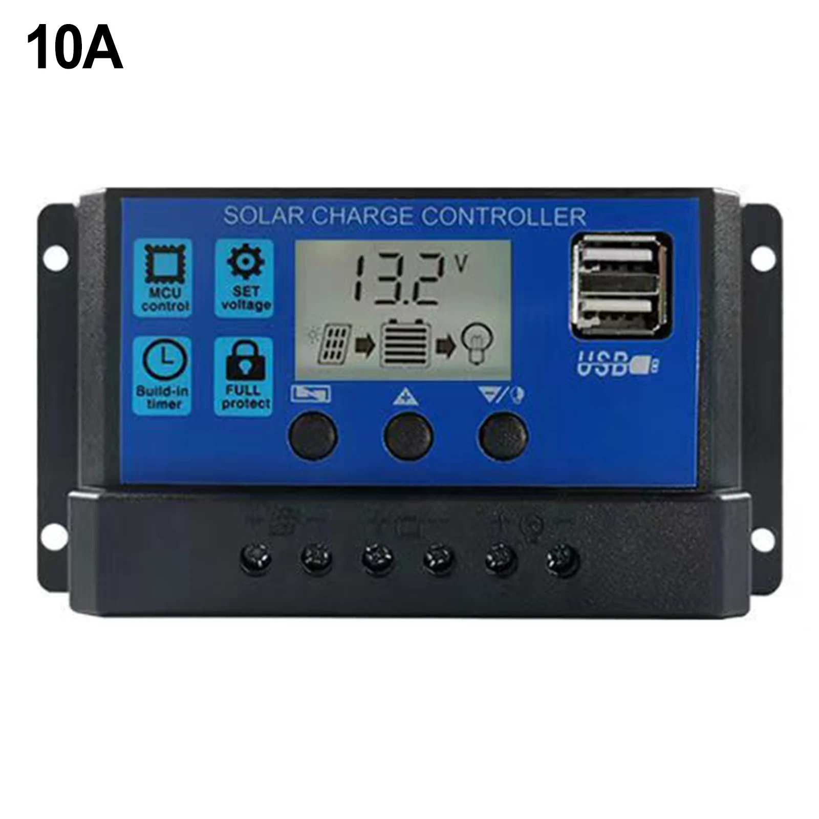 

Solar Panels Battery Charge Controller PV Panel Regulator User Manual Double USB Ports Alternative Energy Chargers