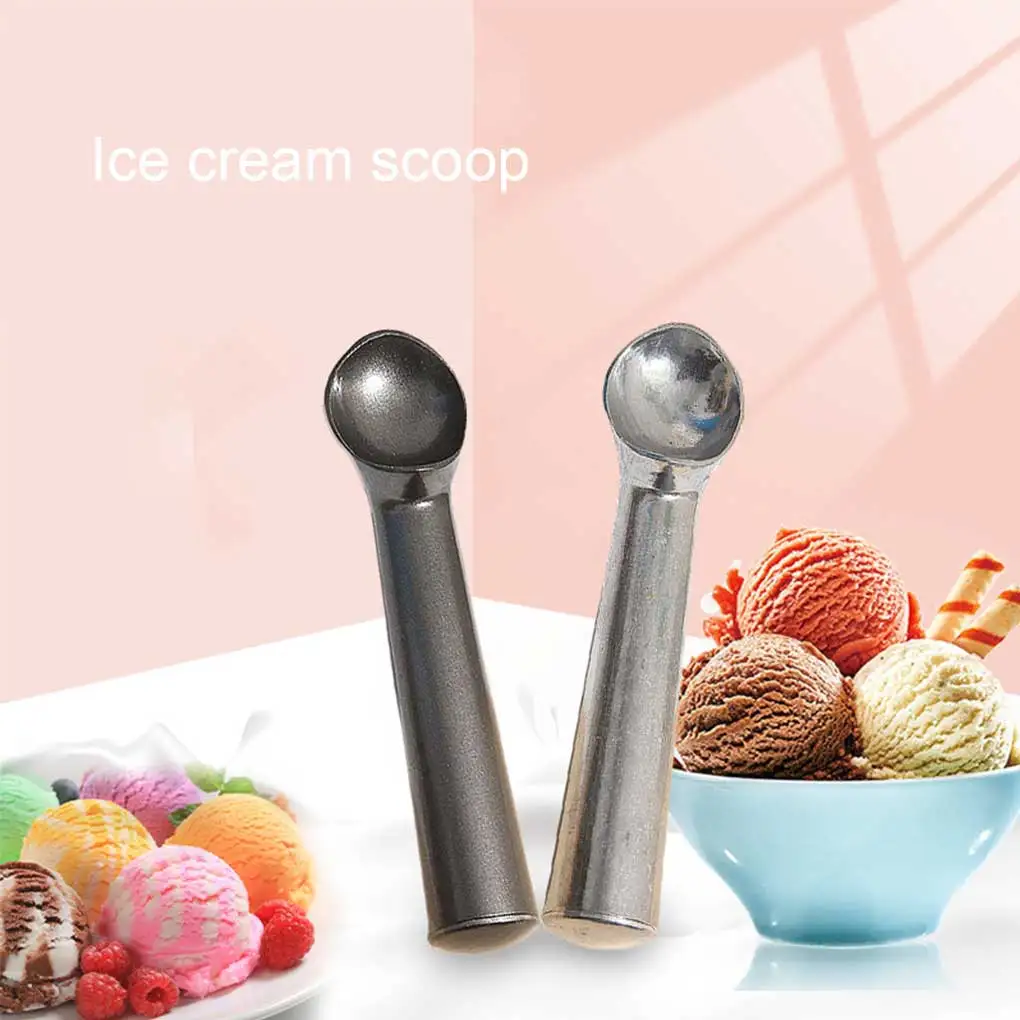 Self-melting Non-stick Ice Cream Scoop Hard Ice Cream Scoop Ball Scooper  Playing Scoop Household Kitchen Ice Cream Accessories - AliExpress