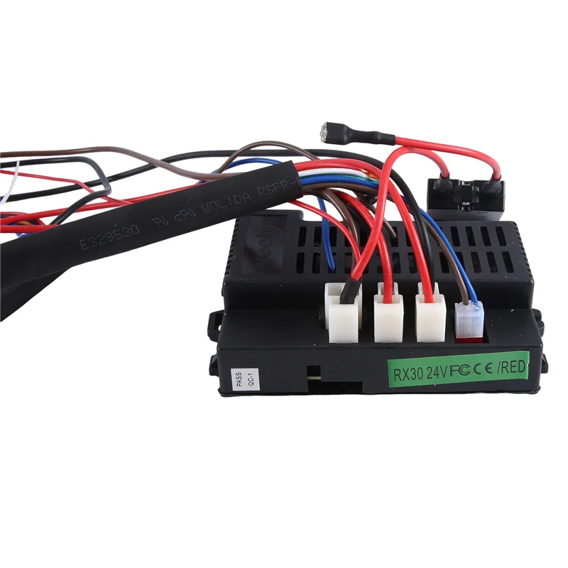 A97I-DIY 어린이용 전기 자동차 하네스(와이어, 스위치 및 원격 제어 수신기 포함) 4WD 라이드온 교체품