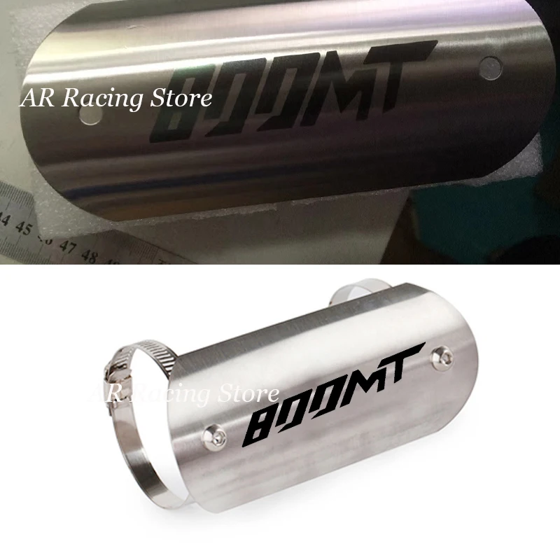 Motorcycle Exhaust Heat Shield Cover Muffler Link Pipe Protector Guard