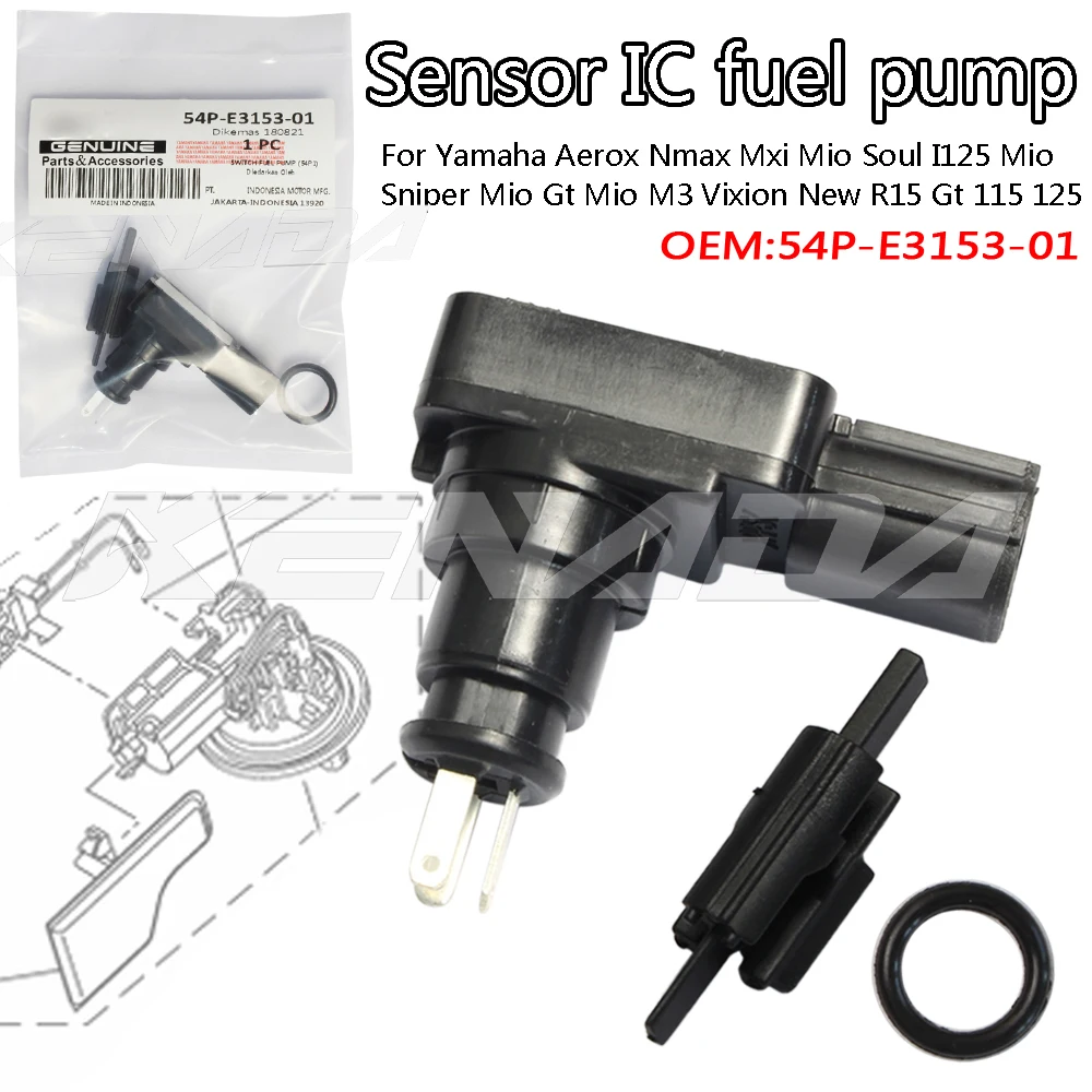 Moto Ic Part Gruppo Pompa Carburante Per Yamaha Aerox Nmax Mxi Mio Soul I125 Mio 125 125S Sniper Mio Gt Mio M3 Vixion Nuovo R15