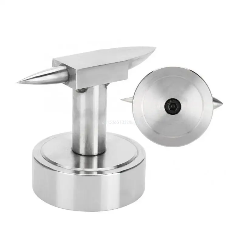 Double Steel Horn Anvil with Wide Base Metalsmith Blacksmith Jewelry Processing Forming Shaping Equipment Dropship