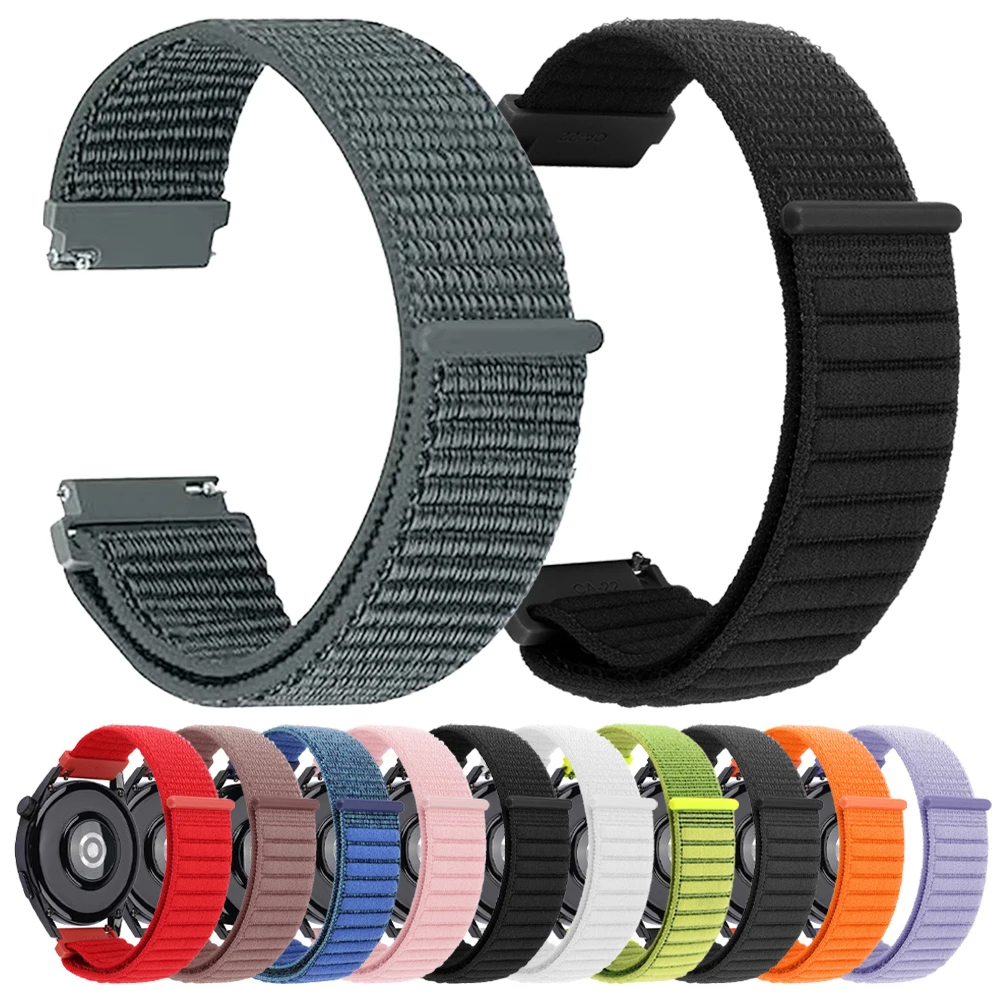 Nylon Loop Strap Band - 20mm/22mm | Durable and Stylish Watch Bracelet