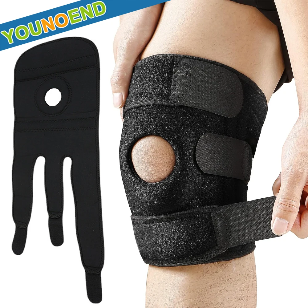 

1PC Adjustable Compression Knee Brace Joint Support for Meniscus Injuries,Arthritis Relief,Weightlifting,Crossfit,Workout,Sports