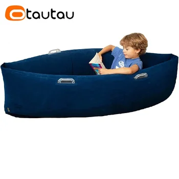 Otautautau 4ft lettino gonfiabile nido comodo Pouf Pouf divano letto Chaise Lounge reclinabile divano pigro sedile ad angolo mobili SF113