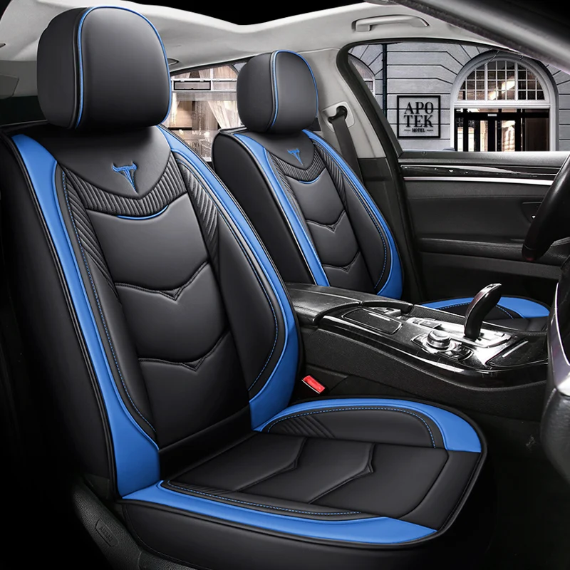 

YUCKJU Car Seat Cover Leather For Chevrolet Captiva Sonic Sail Spark Blazer epica Cavalier Trax Aveo Camaro Equinox Cruze