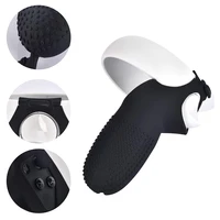 Soft VR Accessories Protective Cover For Oculus Quest 2 VR Touch Controller Silicone Cover Skin Handle Grip With Knuckle as Gift - Image 2