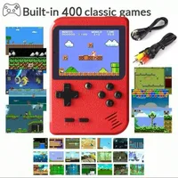 Jeux classiques rétro pour enfants, Mini Console de jeu portable, 400 jeux, Rechargeable, connectable avec TV, Double, jouets de fête pour enfants et adultes 2