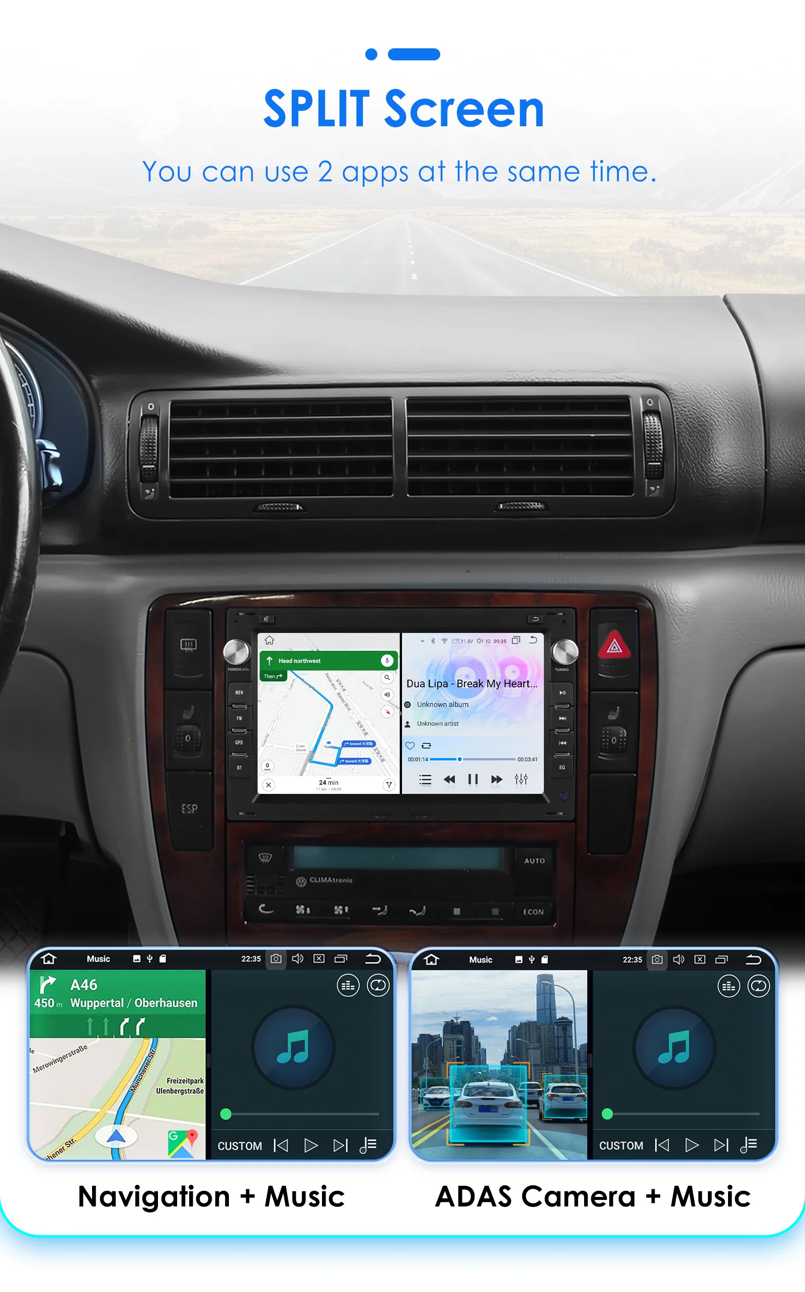 2din Carplay android Auto Radio for VW Golf 4 Passat POLO Transport T5 Multivan Seat Jetta 4G-LET Car Multimedia GPS autoradio