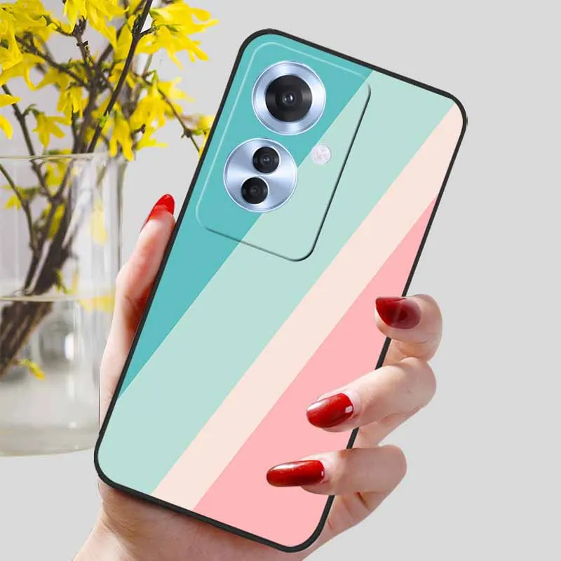 Black Marble Print Silicone Phone Cover - Fashionable Protective Shell and Soft TPU Case