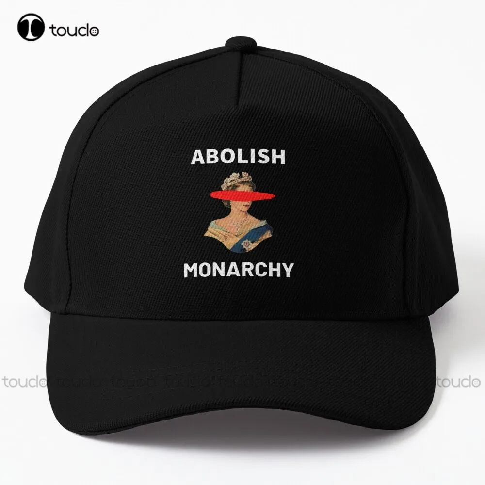 

Abolish The Monarchy - Anti Monarchy Baseball Cap Trucker Hats For Men Street Skateboard Denim Color Sun Hats Adjustable Cartoon