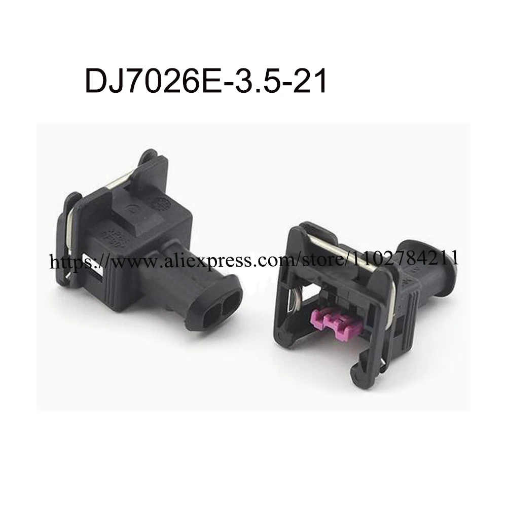 

200PCS DJ7026E-3.5-21 automotive Waterproof female wire connector terminal plug 2 pin socket seal