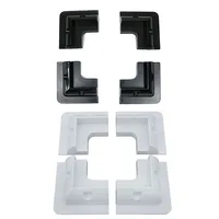 Kit de 4 supports de fixation en ABS pour panneaux solaires, à angle réglable, étanches, pour toit de camping-car, yacht et extérieur, avec base de fixation pour batterie 6