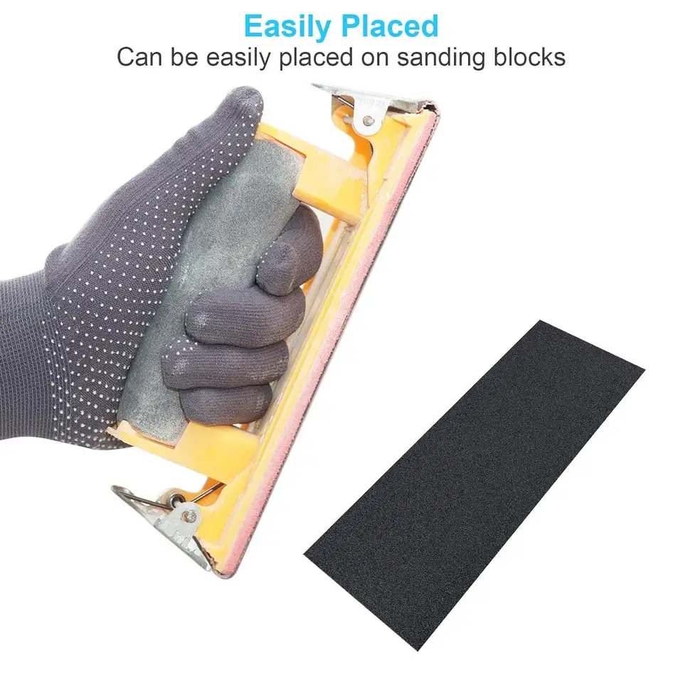 42-Piece Pack of Dry and Wet Sandpaper, 120 to 3000 Grit Combination, 9X 3.6inch, Suitable for Car Polishing, Wood Furniture Processing, and Woodworking Carving, Etc image 6