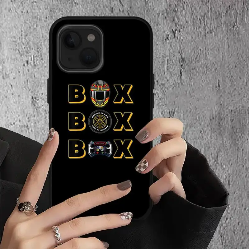 Box Box Box F1 Custodia Per Telefono Composto Per Pneumatici Per Iphone 11 12 Mini 13 14 Pro Xs Max X 8 7 Plus Se Xr Shell
