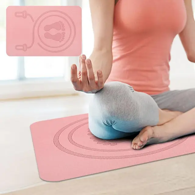 6mm Jump Rope Mat TPE Material Anti Shock Anti Noise Exercise Mat for Home Gym Workout Fitness Yoga Pilates Floor Protection 3