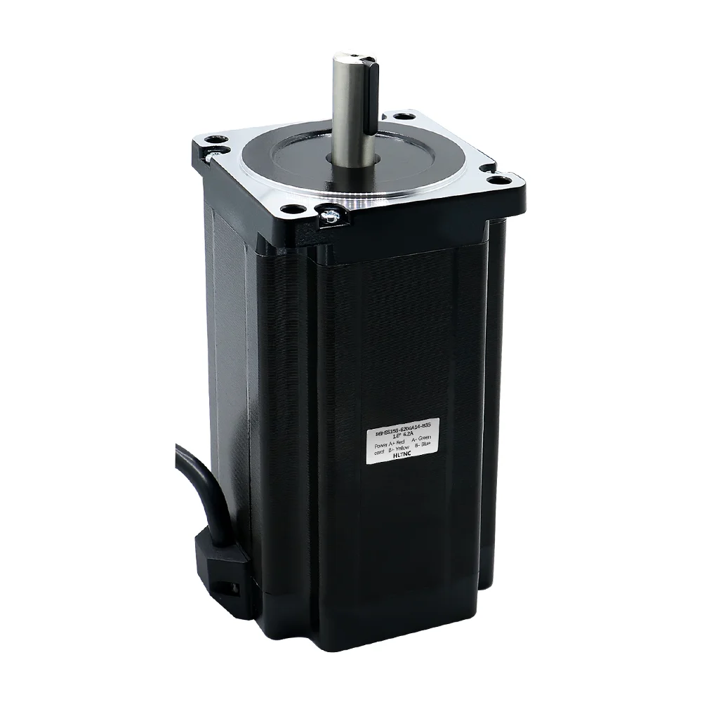 NEMA 34 CNC stepper motor 86X156mm 12.5N.m 5.5A Diameter 14mm Nema34 1700Oz-in + dm860h / dma860h for CNC engraving machine high stepper motor