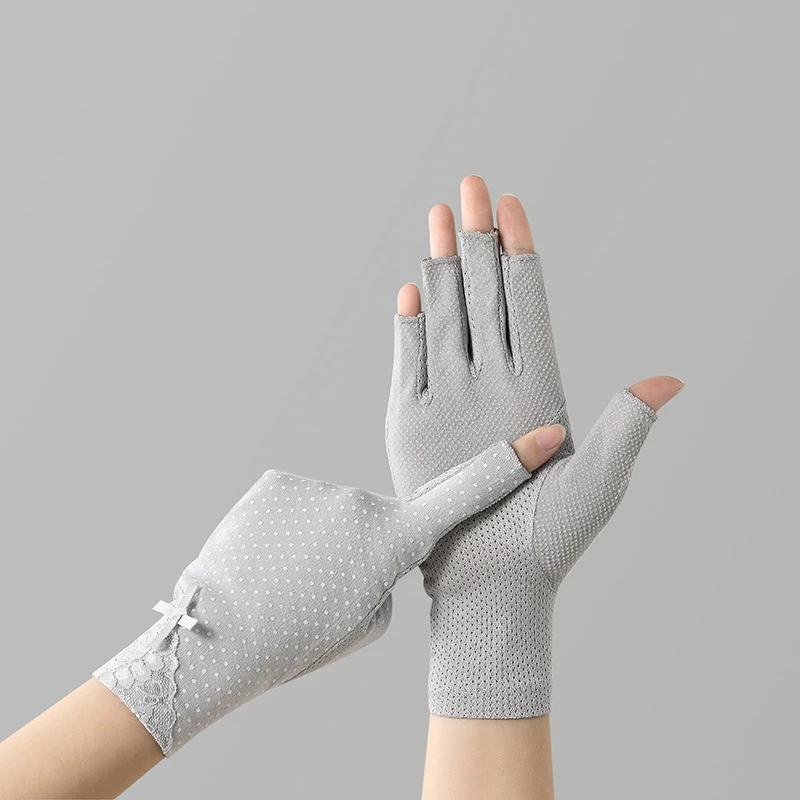 Anti UV Gel Shield Fingerless Nail Gloves