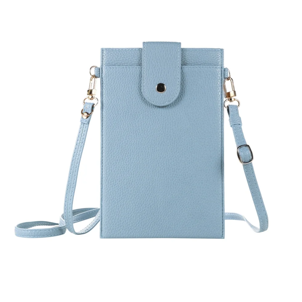 Women's Stylish PU Leather Crossbody Bag - Compact Shoulder Purse & Card Holder