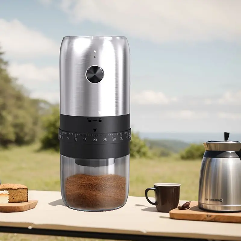Portable USB Electric Coffee Grinder - مطحنة قهوة...